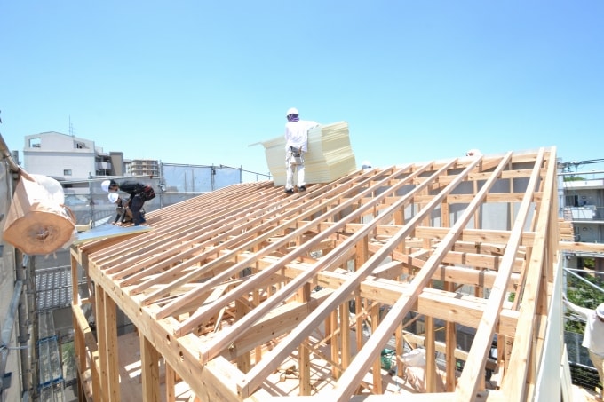 福岡市南区09　注文住宅建築現場リポート⑤　～上棟式～