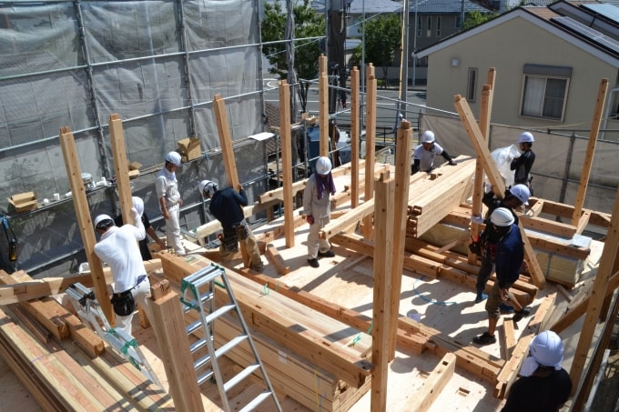 「福岡市南区09」注文住宅現場リポート⑤【上棟式】