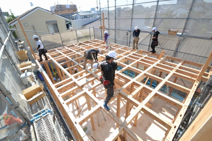 福岡市南区09　注文住宅建築現場リポート⑤　～上棟式～