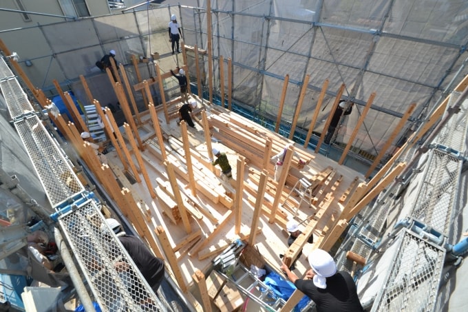 「福岡市南区09」注文住宅現場リポート⑤【上棟式】