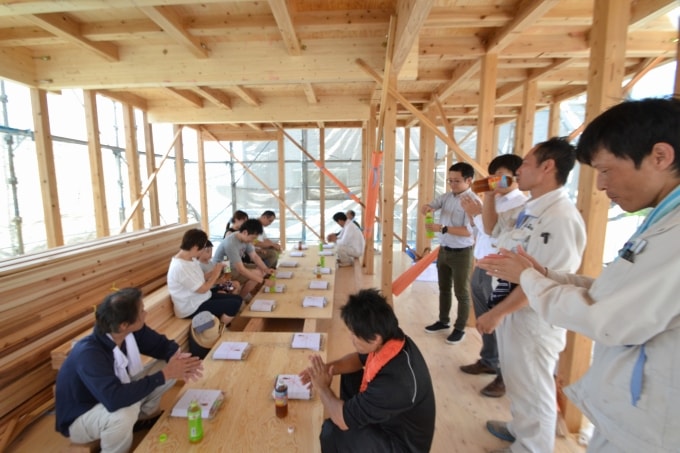 「福岡市南区09」注文住宅現場リポート⑤【上棟式】