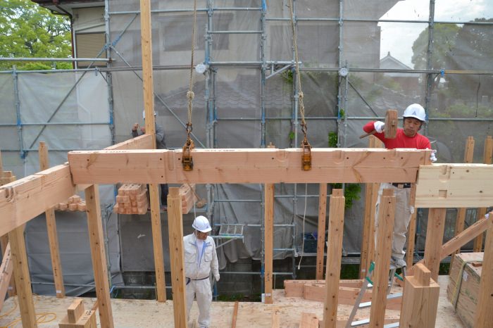 福岡県久留米市寺町01　注文住宅建築現場リポート⑤　～上棟式～