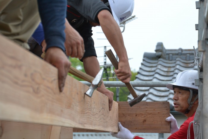 福岡県久留米市寺町01　注文住宅建築現場リポート⑤　～上棟式～