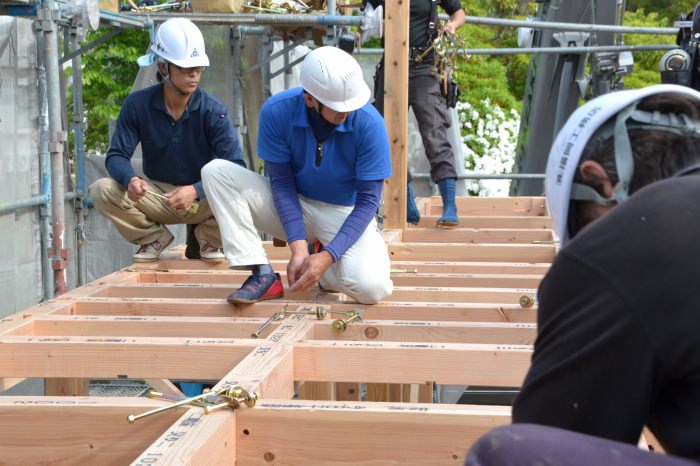 福岡県久留米市寺町01　注文住宅建築現場リポート⑤　～上棟式～