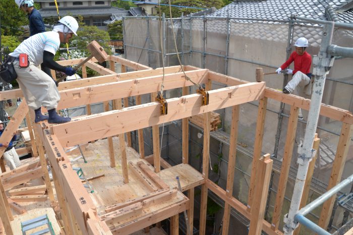 福岡県久留米市寺町01　注文住宅建築現場リポート⑤　～上棟式～