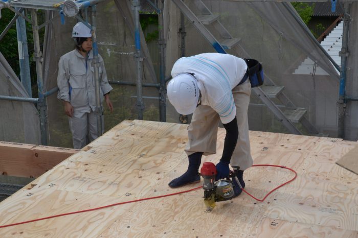 福岡県久留米市寺町01　注文住宅建築現場リポート⑤　～上棟式～