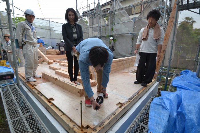 福岡県久留米市寺町01　注文住宅建築現場リポート⑤　～上棟式～