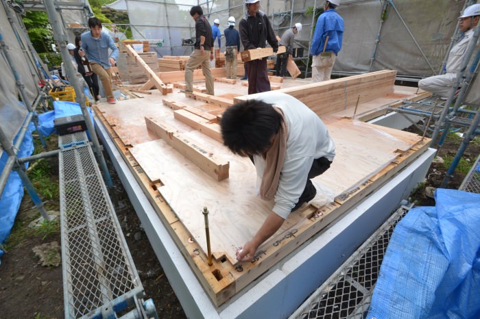 福岡県久留米市寺町01　注文住宅建築現場リポート⑤　～上棟式～