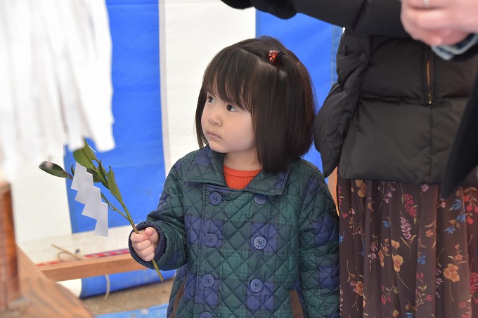 福岡市南区09　注文住宅建築現場リポート①　～地鎮祭～