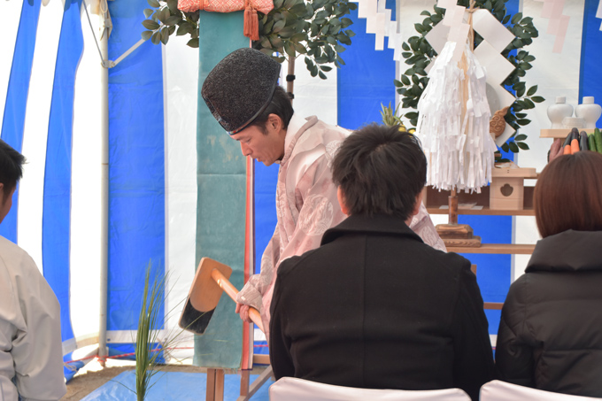 「福岡市南区09」注文住宅現場リポート①【地鎮祭】