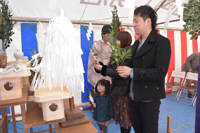 「福岡市南区09」注文住宅現場リポート①【地鎮祭】