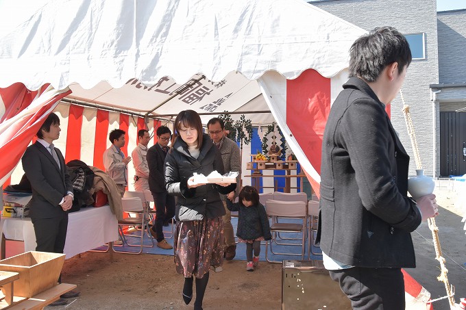 「福岡市南区09」注文住宅現場リポート①【地鎮祭】