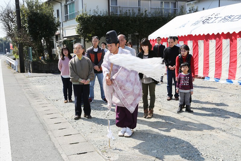 佐賀県三養基郡みやき町原古賀01　注文住宅建築現場リポート①　～地鎮祭～