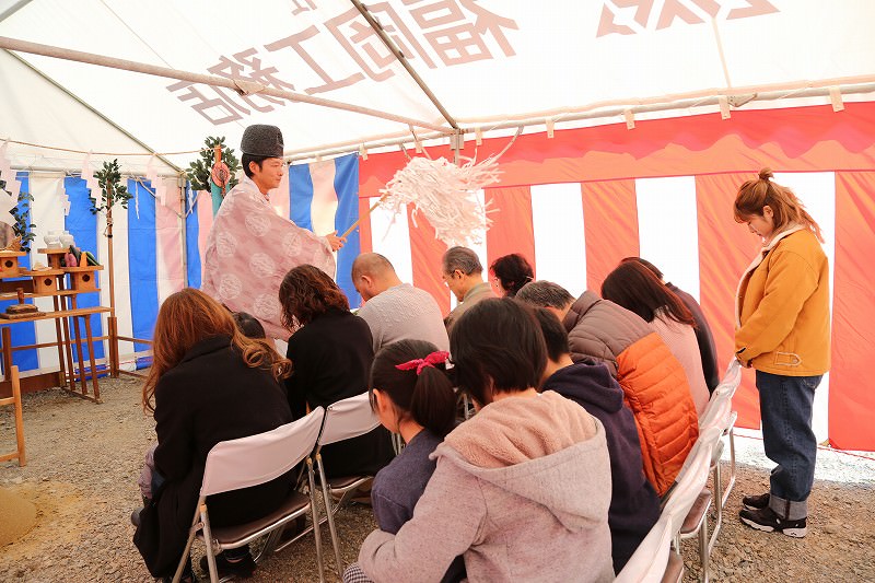 「三養基郡みやき町02」注文住宅現場リポート①【地鎮祭】