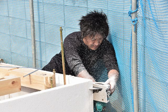 「太宰府市04」注文住宅現場リポート④【木工事】【土台敷き】