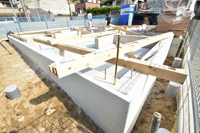 「太宰府市04」注文住宅現場リポート④【木工事】【土台敷き】