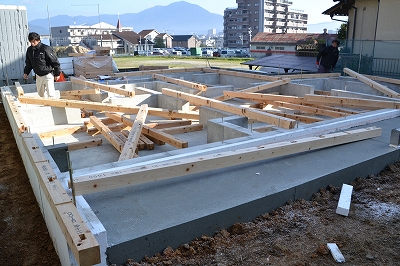 福岡県筑紫野市塔原東01　注文住宅建築現場リポート④