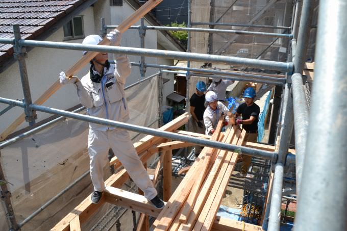 「福岡市南区塩原01」注文住宅現場リポート⑤【上棟式】