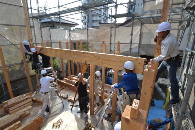 「福岡市南区塩原01」注文住宅現場リポート⑤【上棟式】