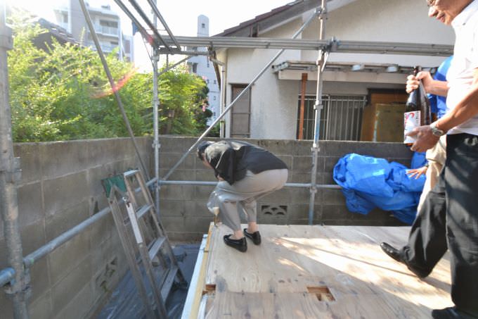 「福岡市南区塩原01」注文住宅現場リポート⑤【上棟式】