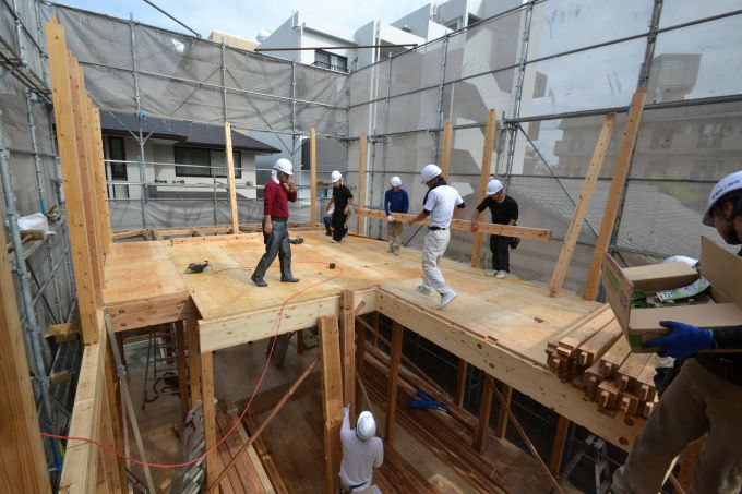 福岡市南区塩原01　注文住宅建築現場リポート⑤　～上棟式～