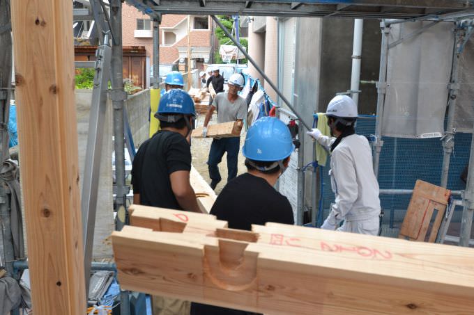 「福岡市南区塩原01」注文住宅現場リポート⑤【上棟式】