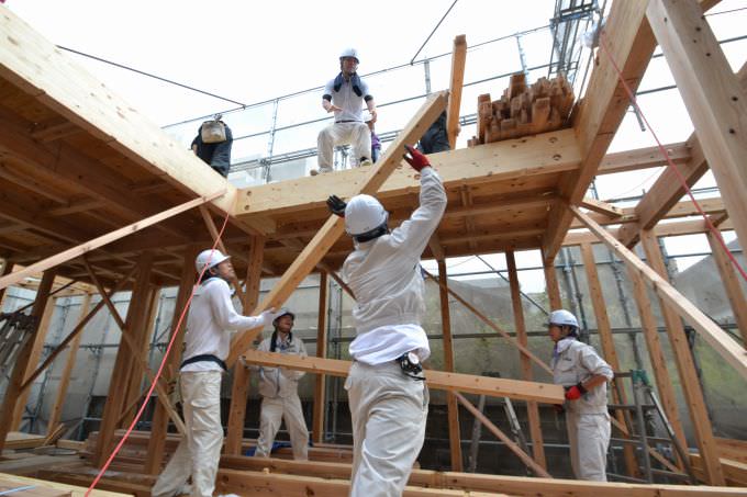 福岡市南区塩原01　注文住宅建築現場リポート⑤　～上棟式～