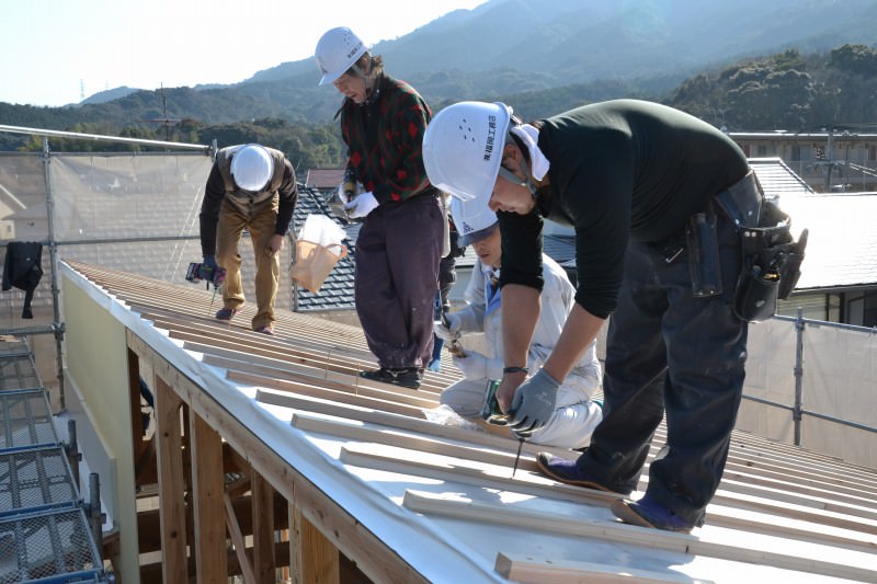 福岡市城南区南片江02　注文住宅建築現場リポート⑥　～上棟式～