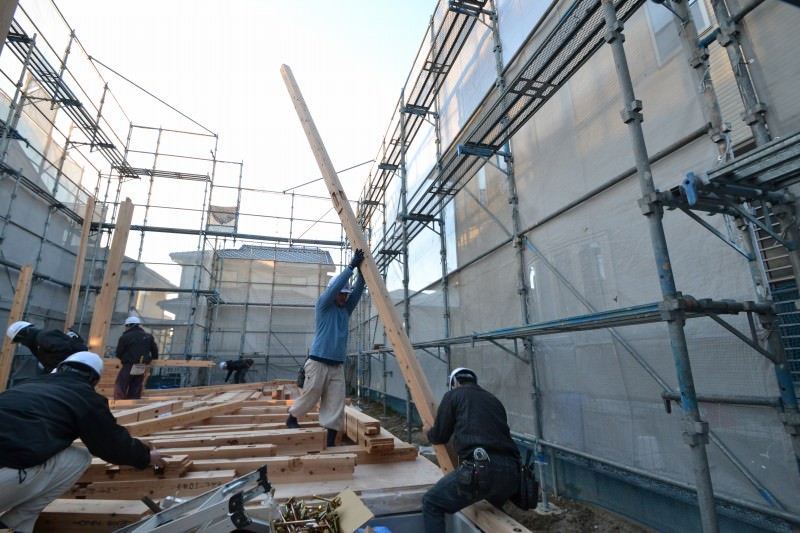 福岡市城南区南片江02　注文住宅建築現場リポート⑥　～上棟式～