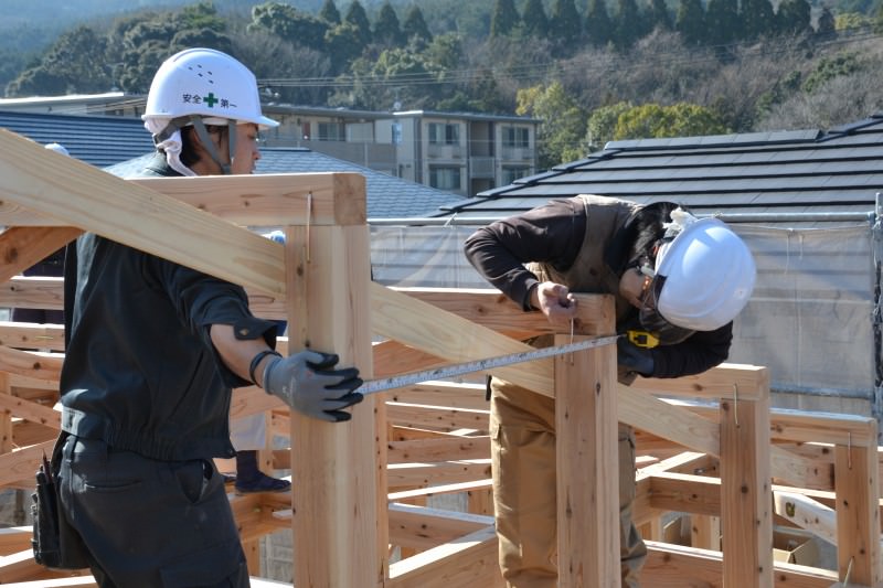 福岡市城南区南片江02　注文住宅建築現場リポート⑥　～上棟式～