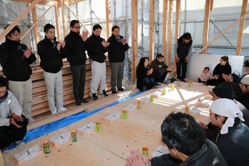 「福岡市城南区南片江02」注文住宅現場リポート⑥【上棟式】