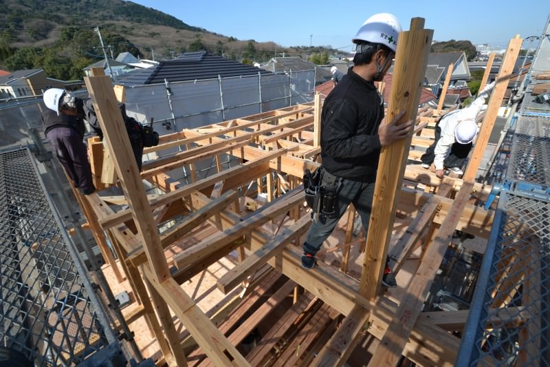 「福岡市城南区南片江02」注文住宅現場リポート⑥【上棟式】