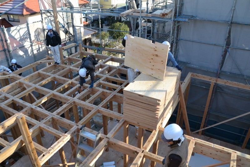 福岡市城南区南片江02　注文住宅建築現場リポート⑥　～上棟式～