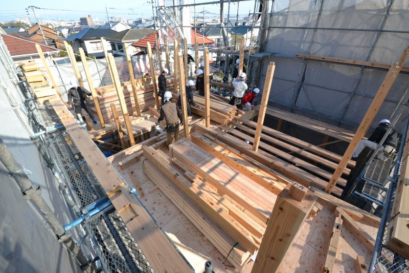 「福岡市城南区南片江02」注文住宅現場リポート⑥【上棟式】