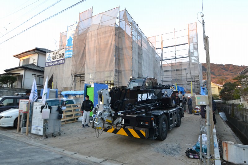 「福岡市城南区南片江02」注文住宅現場リポート⑥【上棟式】