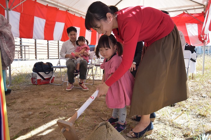 福岡県福津市04　注文住宅建築現場リポート①　～地鎮祭～