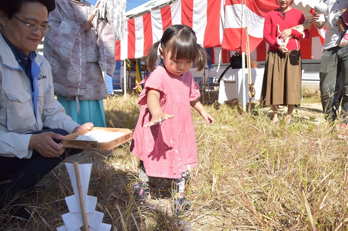 福岡県福津市04　注文住宅建築現場リポート①　～地鎮祭～