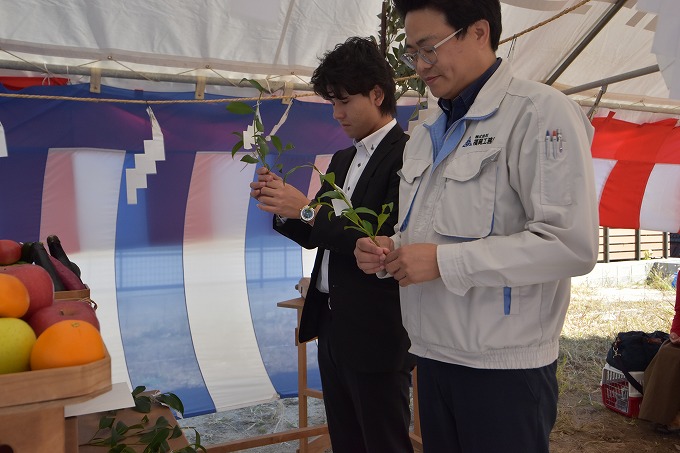 福岡県福津市04　注文住宅建築現場リポート①　～地鎮祭～