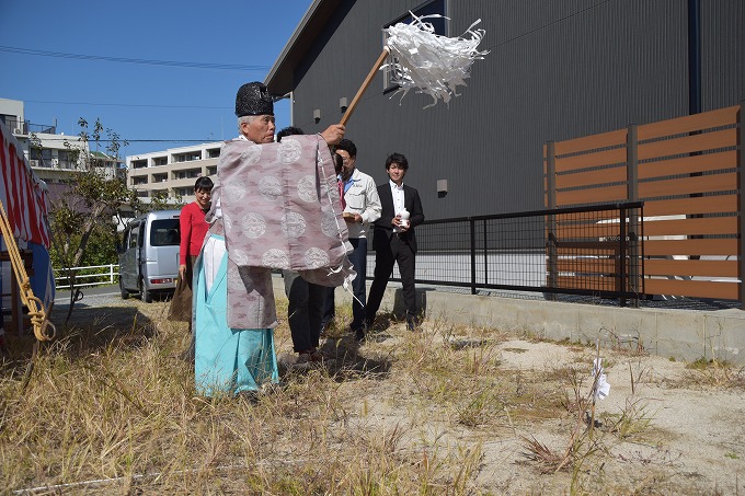 福岡県福津市04　注文住宅建築現場リポート①　～地鎮祭～