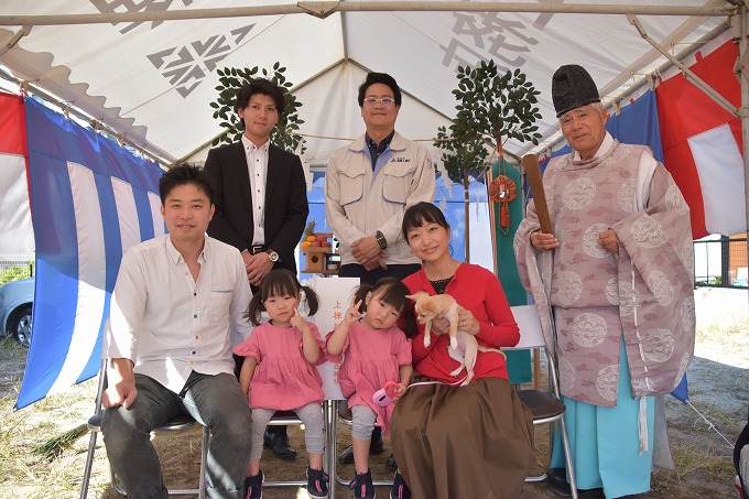 福岡県福津市04　注文住宅建築現場リポート①　～地鎮祭～