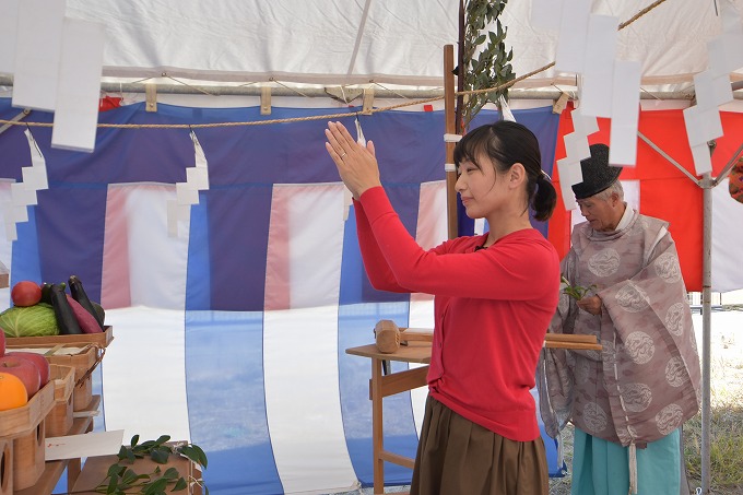 福岡県福津市04　注文住宅建築現場リポート①　～地鎮祭～