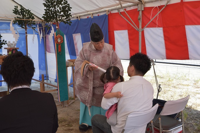 福岡県福津市04　注文住宅建築現場リポート①　～地鎮祭～