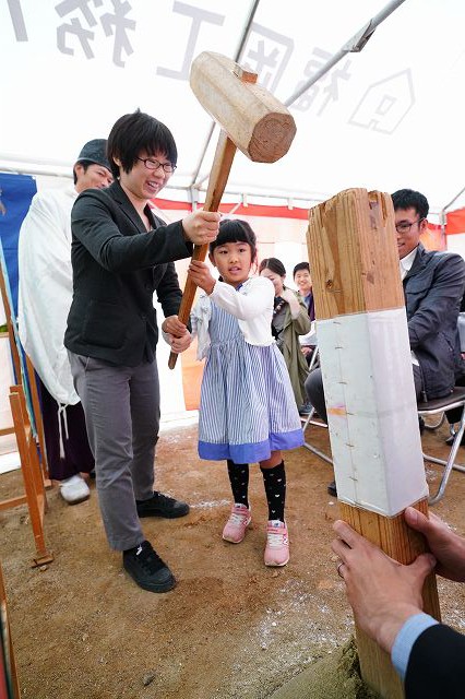 福岡県筑紫野市05　注文住宅建築現場リポート①　～地鎮祭～