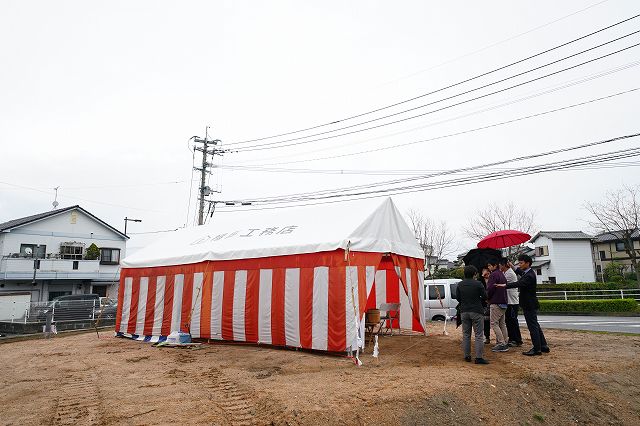 福岡県筑紫野市05　注文住宅建築現場リポート①　～地鎮祭～