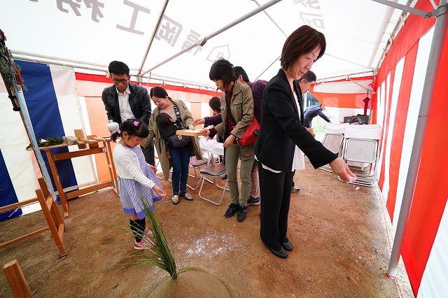 福岡県筑紫野市05　注文住宅建築現場リポート①　～地鎮祭～