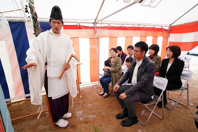 福岡県筑紫野市05　注文住宅建築現場リポート①　～地鎮祭～