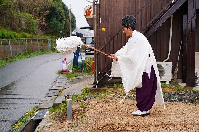 福岡県筑紫野市05　注文住宅建築現場リポート①　～地鎮祭～