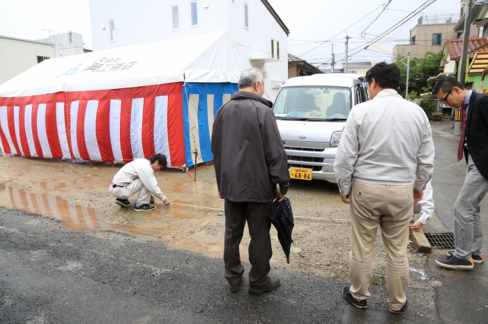 福岡市南区02　注文住宅建築現場リポート①　～地鎮祭～