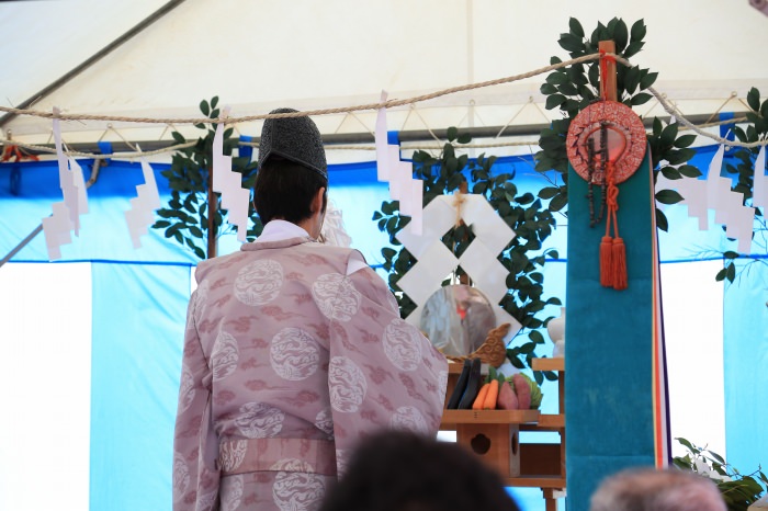 福岡市南区02　注文住宅建築現場リポート①　～地鎮祭～