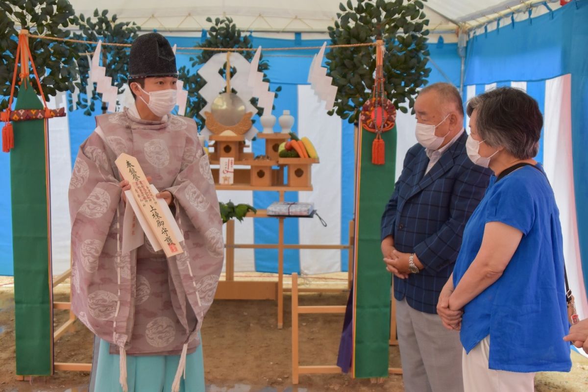 「大野城市04」注文住宅現場リポート①【地鎮祭】
